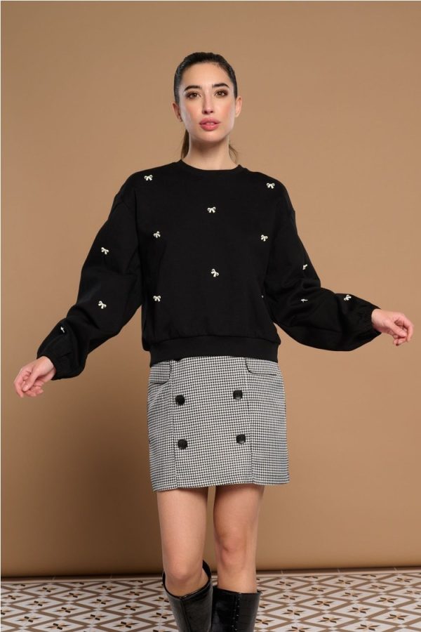 SUDADERA BLACK ROSE MINUETO