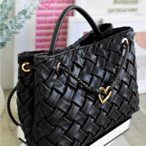 BOLSO TRENZADO NOCO NEGRO