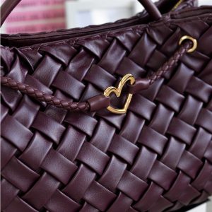 BOLSO TRENZADO NOCO VINO