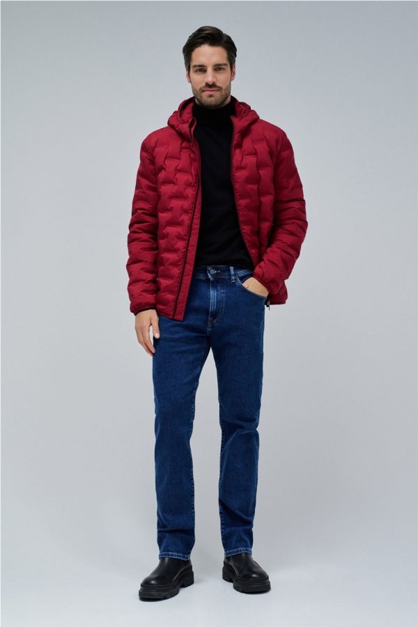 CAZADORA SALSA JEANS ROJO
