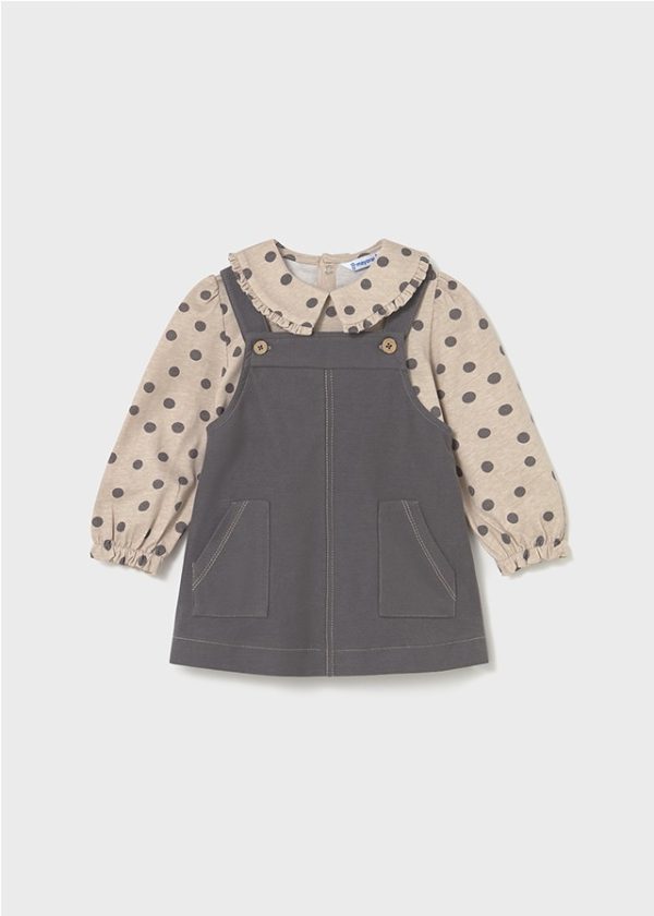 CONJ. FALDA PETO GRIS