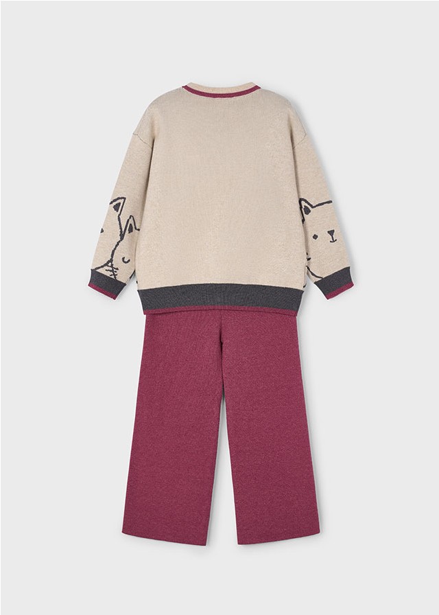 CONJ. PANTALON LARGO TRICOT - Imagen 2