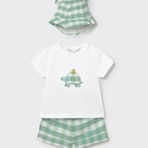 CONJ. PANTALON CORTO Y GORRO