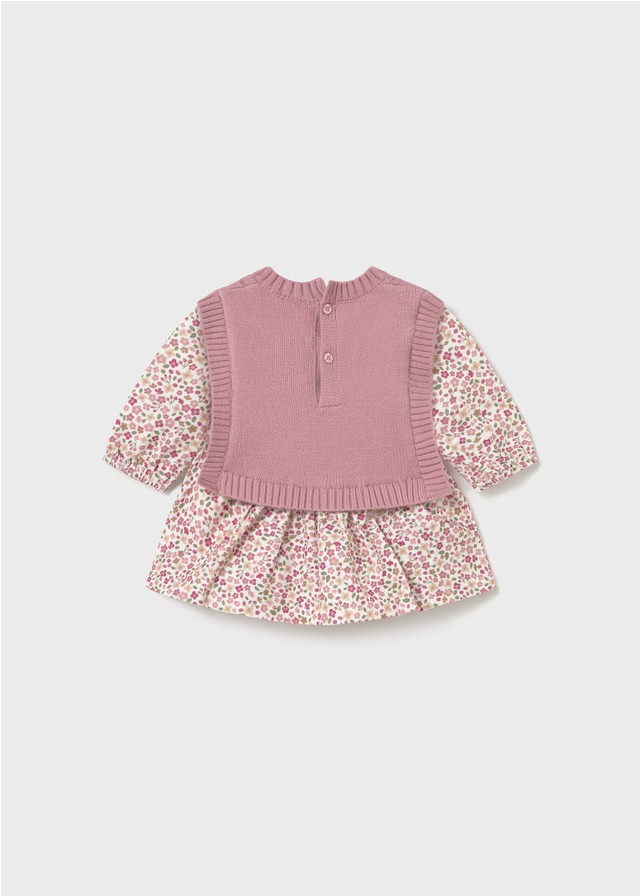 VESTIDO CON CHALECO TRICOT - Imagen 2