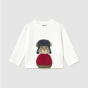 CAMISETA M/L ANIMAL PLAY ROJO