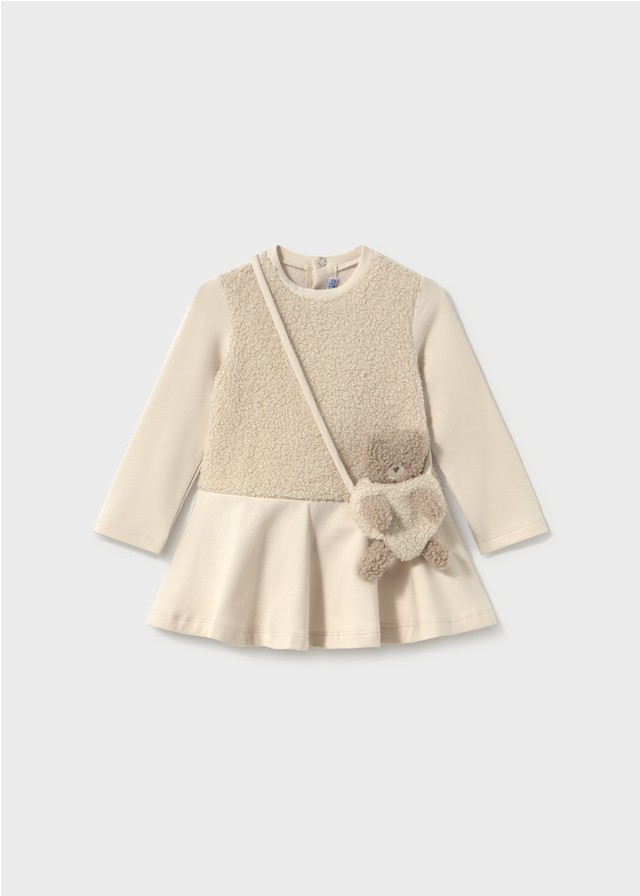 VESTIDO COMBINADO CON BOLSO