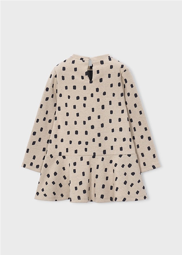 VESTIDO PUNTO JACQUARD BOLSO - Imagen 2