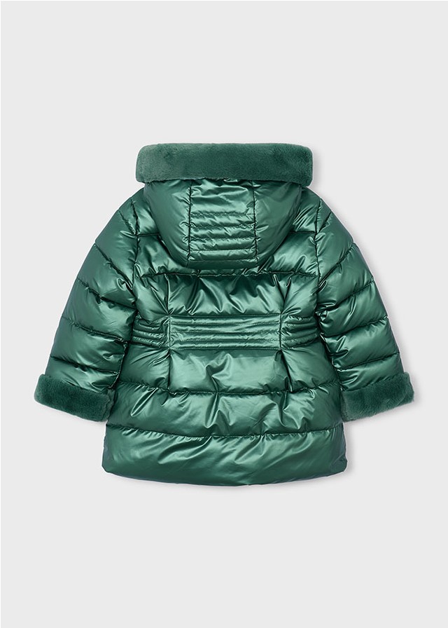 CHAQUETON METALIZADO PELO VERDE - Imagen 2